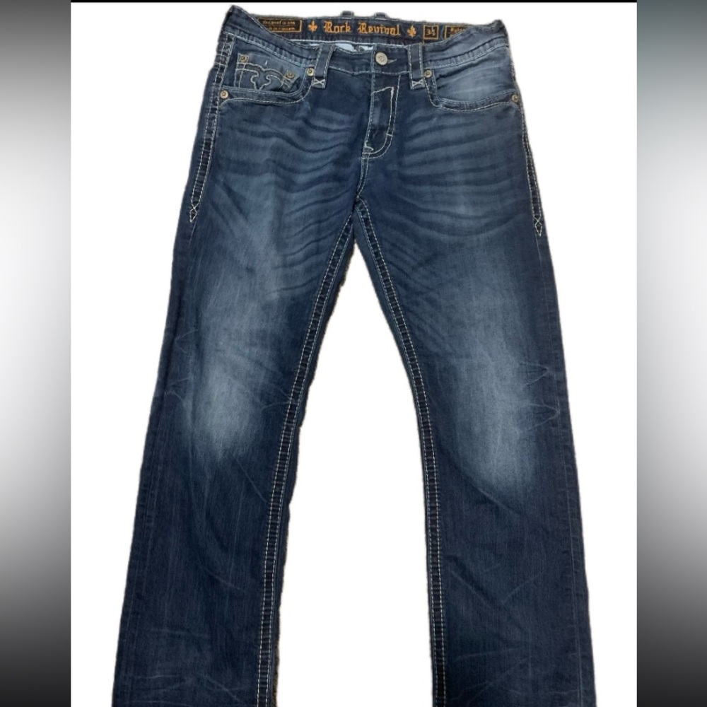 Rock Revival Dark Blue Bootcut Jeans